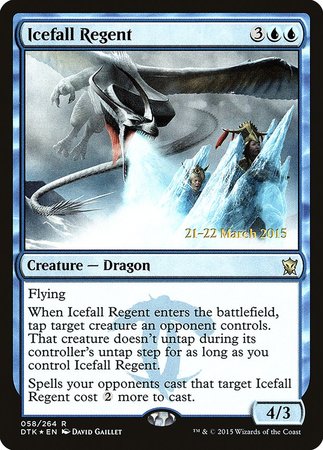 Icefall Regent [Dragons of Tarkir Promos] | Mindsight Gaming