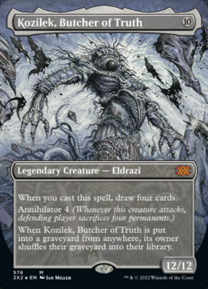 Kozilek, Butcher of Truth (Textured Foil) [Double Masters 2022] | Mindsight Gaming