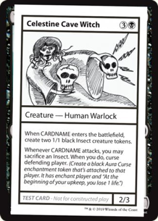 Celestine Cave Witch (2021 Edition) [Mystery Booster Playtest Cards] | Mindsight Gaming