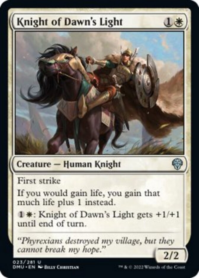 Knight of Dawn's Light [Dominaria United] | Mindsight Gaming