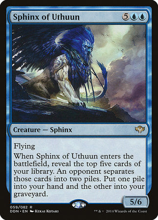Sphinx of Uthuun [Duel Decks: Speed vs. Cunning] | Mindsight Gaming