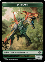 Gnome // Dinosaur (0010) Double-Sided Token [The Lost Caverns of Ixalan Tokens] | Mindsight Gaming