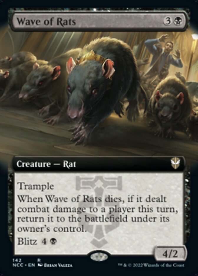 Wave of Rats (Extended Art) [Streets of New Capenna Commander] | Mindsight Gaming