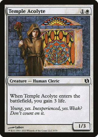 Temple Acolyte [Duel Decks: Elspeth vs. Tezzeret] | Mindsight Gaming