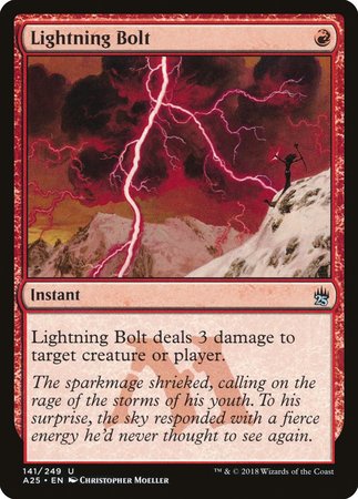 Lightning Bolt [Masters 25] | Mindsight Gaming
