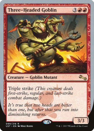 Three-Headed Goblin [Unstable] | Mindsight Gaming