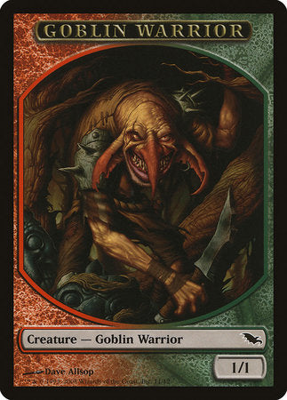 Goblin Warrior Token (Red/Green) [Shadowmoor Tokens] | Mindsight Gaming