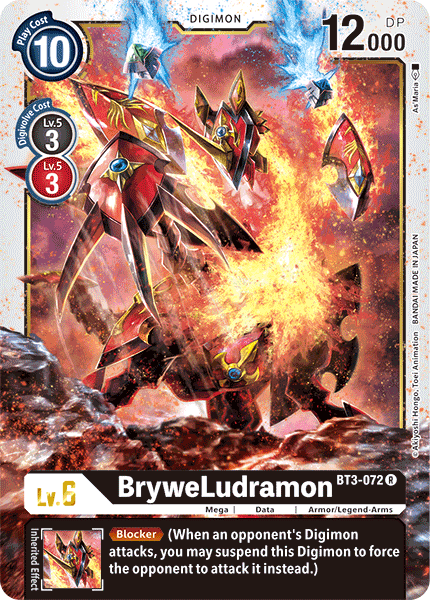 BryweLudramon [BT3-072] [Release Special Booster Ver.1.5] | Mindsight Gaming