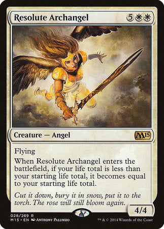Resolute Archangel [Magic 2015] | Mindsight Gaming