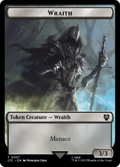 Treasure // Wraith Double-Sided Token [The Lord of the Rings: Tales of Middle-Earth Commander Tokens] | Mindsight Gaming