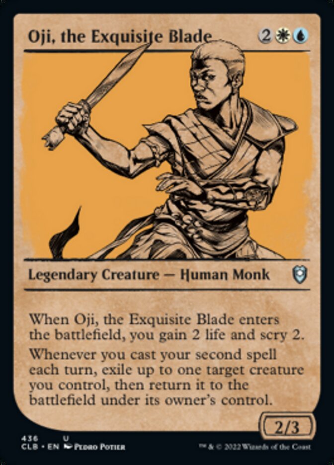 Oji, the Exquisite Blade (Showcase) [Commander Legends: Battle for Baldur's Gate] | Mindsight Gaming