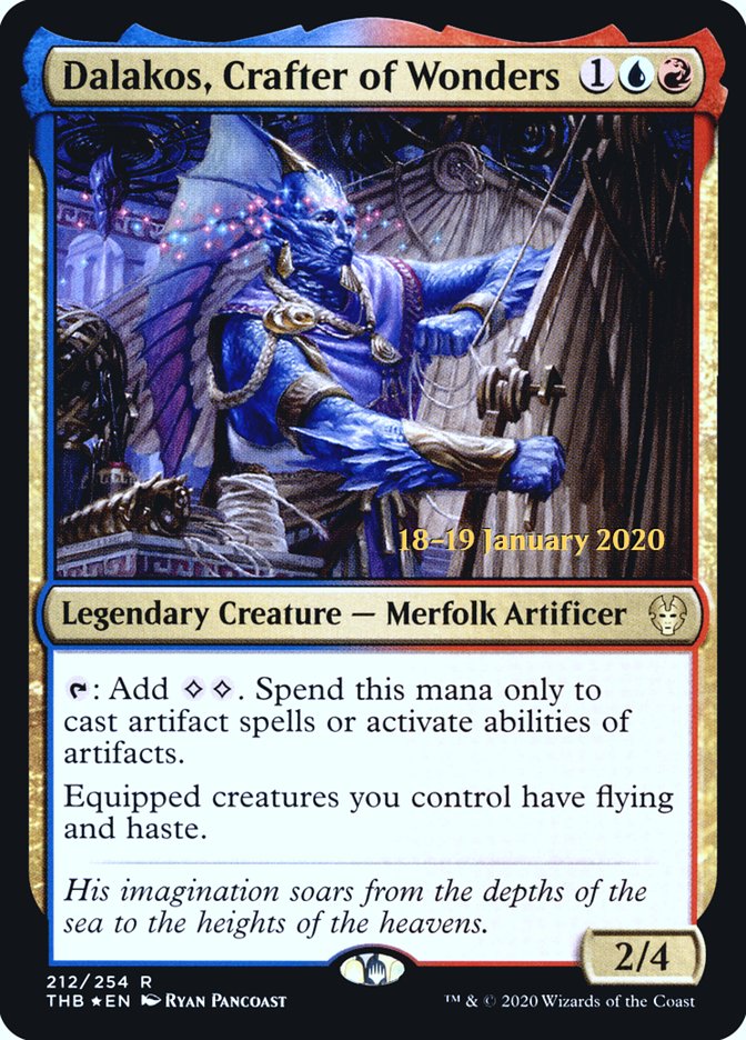 Dalakos, Crafter of Wonders [Theros Beyond Death Prerelease Promos] | Mindsight Gaming