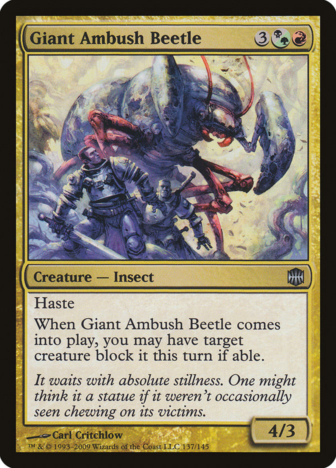 Giant Ambush Beetle [Alara Reborn] | Mindsight Gaming
