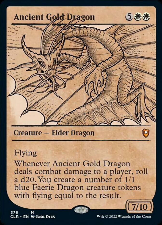 Ancient Gold Dragon (Showcase) [Commander Legends: Battle for Baldur's Gate] | Mindsight Gaming