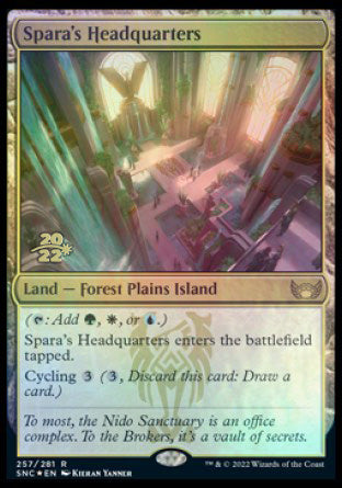 Spara's Headquarters [Streets of New Capenna Prerelease Promos] | Mindsight Gaming