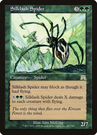 Silklash Spider [Onslaught] | Mindsight Gaming