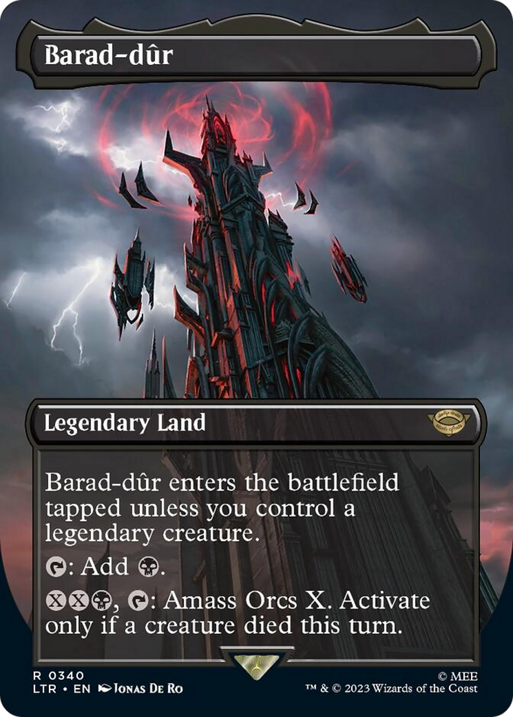 Barad-dur (Borderless Alternate Art) (340) [The Lord of the Rings: Tales of Middle-Earth] | Mindsight Gaming