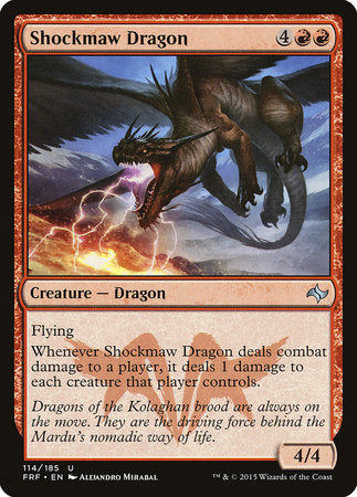 Shockmaw Dragon [Fate Reforged] | Mindsight Gaming