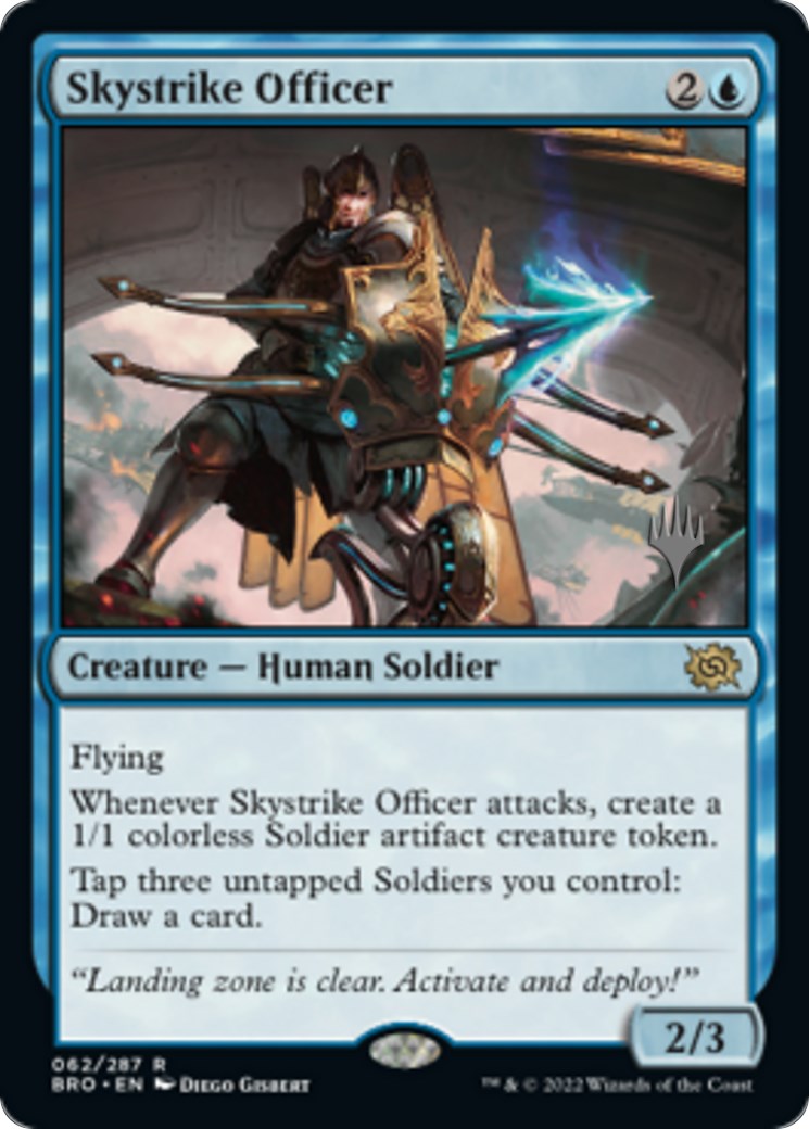 Skystrike Officer (Promo Pack) [The Brothers' War Promos] | Mindsight Gaming