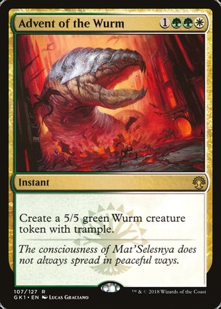Advent of the Wurm [GRN Guild Kit] | Mindsight Gaming