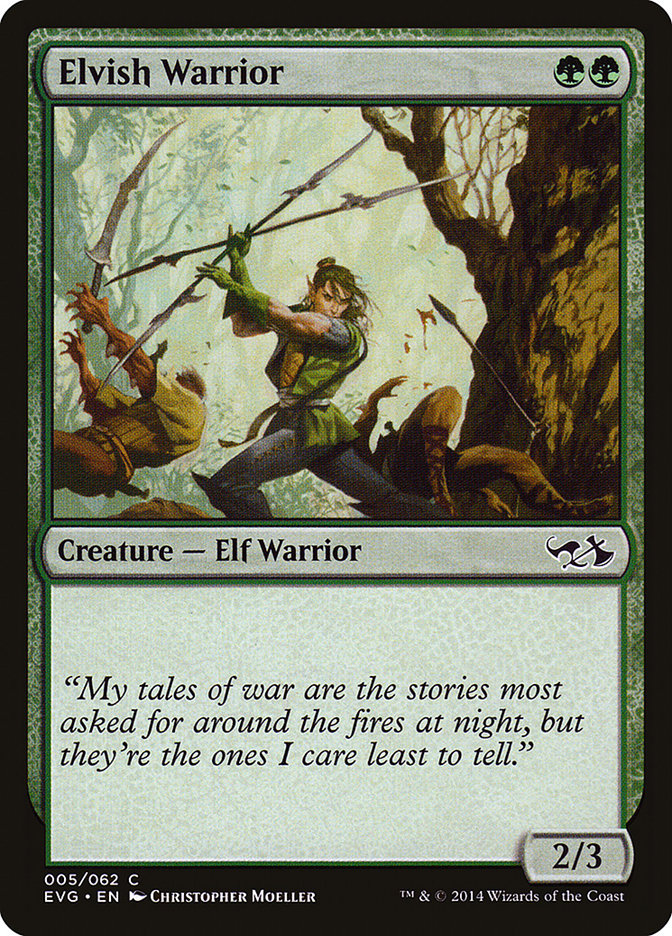 Elvish Warrior (Elves vs. Goblins) [Duel Decks Anthology] | Mindsight Gaming