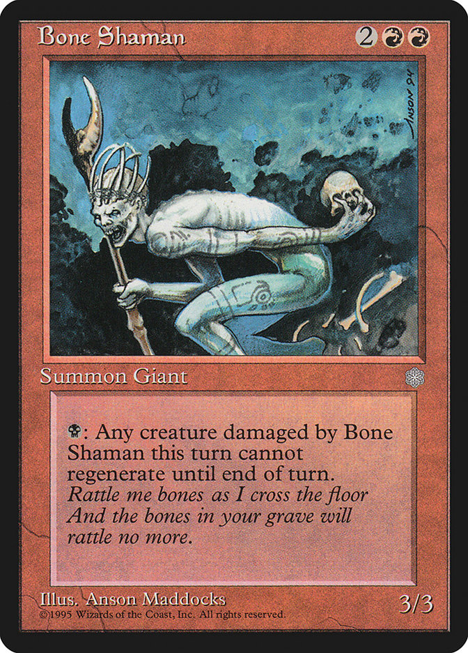 Bone Shaman [Ice Age] | Mindsight Gaming