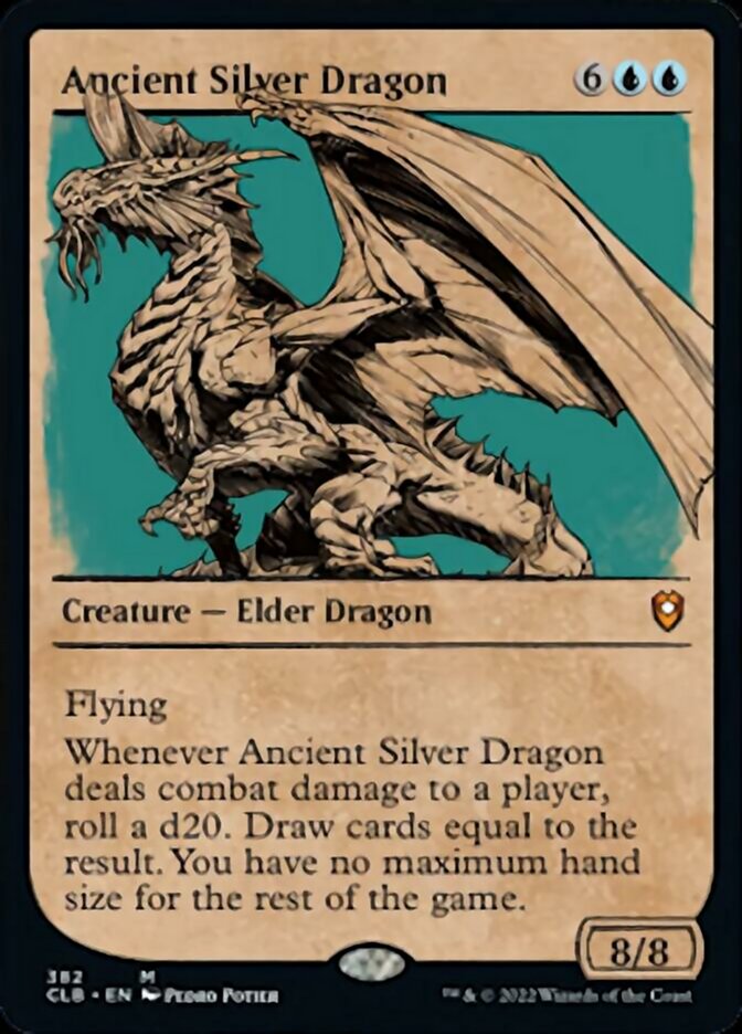 Ancient Silver Dragon (Showcase) [Commander Legends: Battle for Baldur's Gate] | Mindsight Gaming
