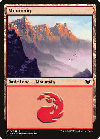 Mountain (338) [Commander 2015] | Mindsight Gaming