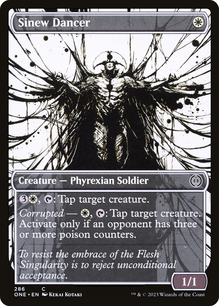 Sinew Dancer (Showcase Ichor) [Phyrexia: All Will Be One] | Mindsight Gaming