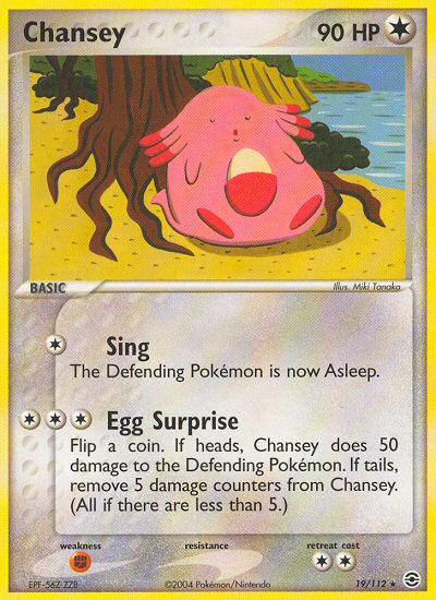 Chansey (19/112) [EX: FireRed & LeafGreen] | Mindsight Gaming