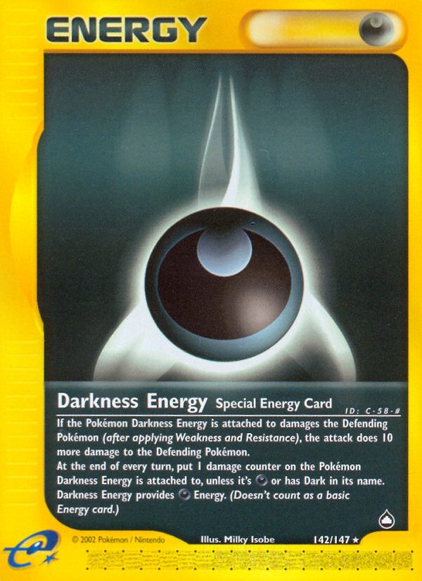 Darkness Energy (142/147) [Aquapolis] | Mindsight Gaming