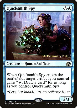 Quicksmith Spy [Aether Revolt Promos] | Mindsight Gaming