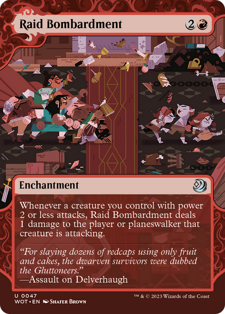 Raid Bombardment [Wilds of Eldraine: Enchanting Tales] | Mindsight Gaming