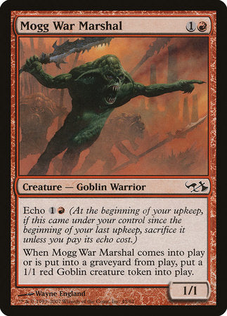 Mogg War Marshal [Duel Decks: Elves vs. Goblins] | Mindsight Gaming