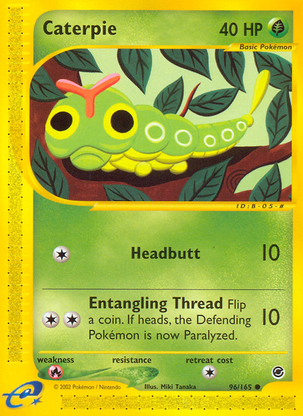 Caterpie (96/165) [Expedition: Base Set] | Mindsight Gaming