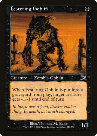 Festering Goblin [Onslaught] | Mindsight Gaming