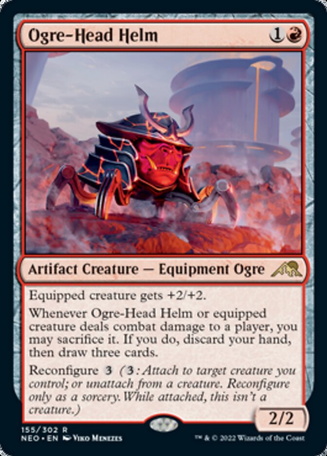 Ogre-Head Helm [Kamigawa: Neon Dynasty] | Mindsight Gaming