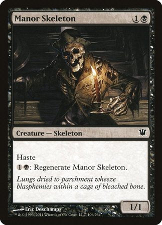 Manor Skeleton [Innistrad] | Mindsight Gaming