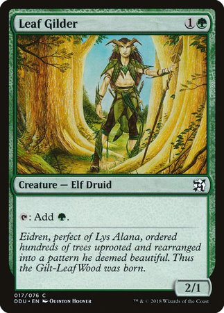 Leaf Gilder [Duel Decks: Elves vs. Inventors] | Mindsight Gaming