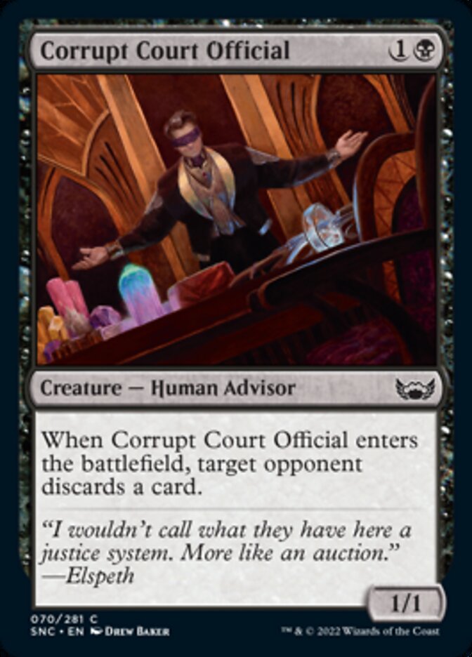 Corrupt Court Official [Streets of New Capenna] | Mindsight Gaming