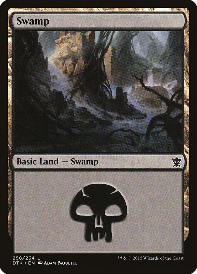 Swamp (258) [Dragons of Tarkir] | Mindsight Gaming
