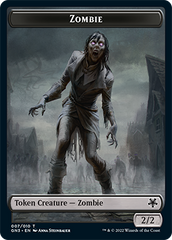 Zombie // Human Soldier Double-Sided Token [Game Night: Free-for-All Tokens] | Mindsight Gaming