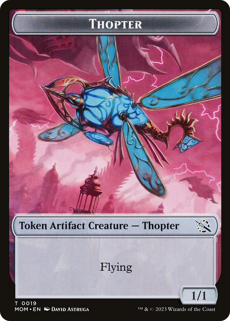 Soldier // Thopter Double-Sided Token [March of the Machine Tokens] | Mindsight Gaming