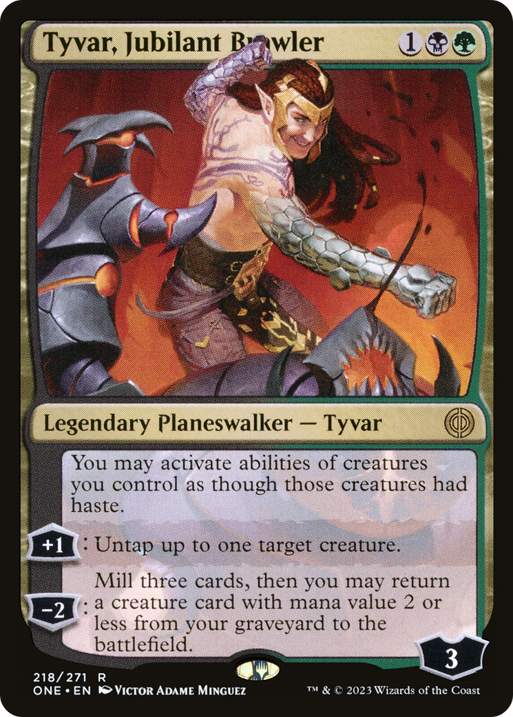 Tyvar, Jubilant Brawler [Phyrexia: All Will Be One] | Mindsight Gaming