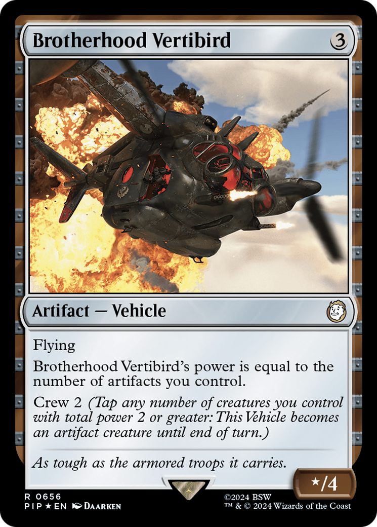 Brotherhood Vertibird (Surge Foil) [Fallout] | Mindsight Gaming