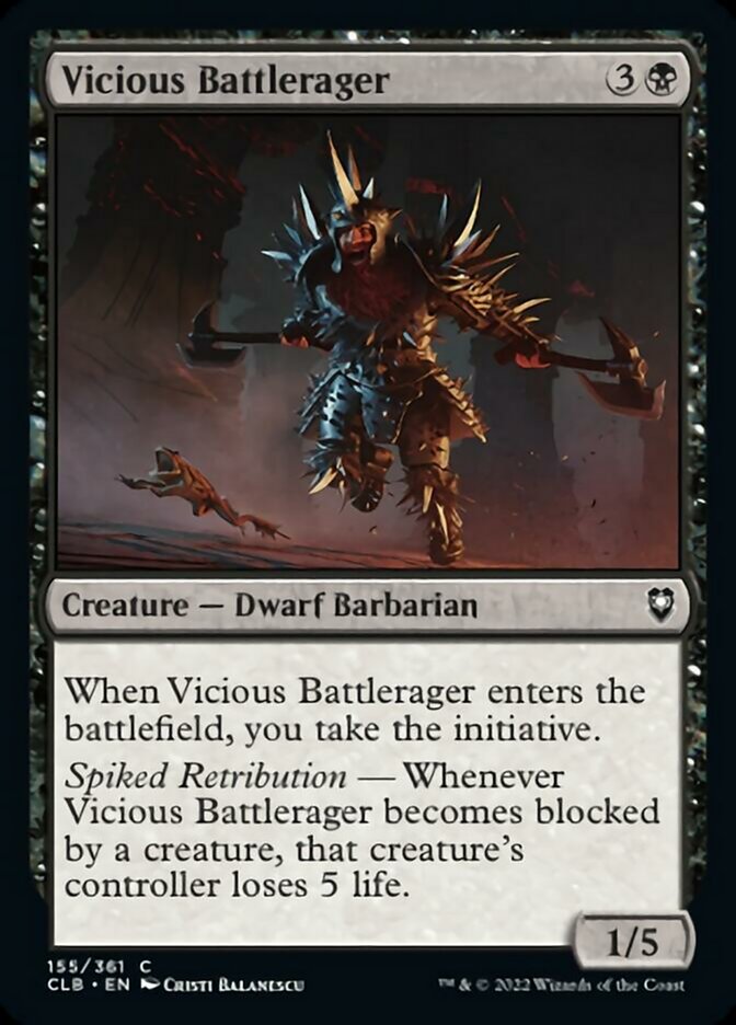 Vicious Battlerager [Commander Legends: Battle for Baldur's Gate] | Mindsight Gaming