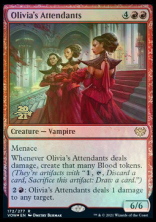 Olivia's Attendants [Innistrad: Crimson Vow Prerelease Promos] | Mindsight Gaming