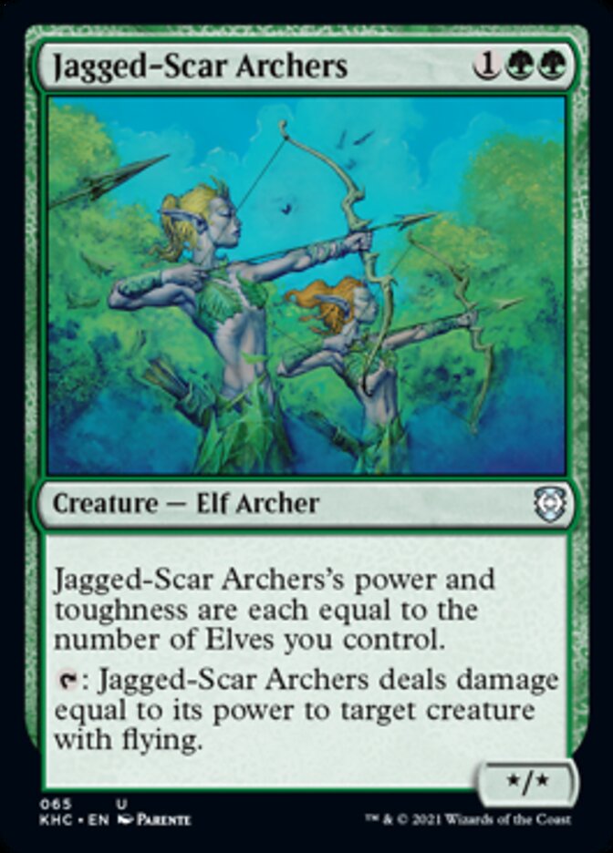 Jagged-Scar Archers [Kaldheim Commander] | Mindsight Gaming