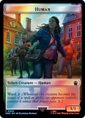 Human (0038) // Mutant Double-Sided Token (Surge Foil) [Doctor Who Tokens] | Mindsight Gaming