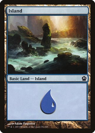 Island (236) [Theros] | Mindsight Gaming